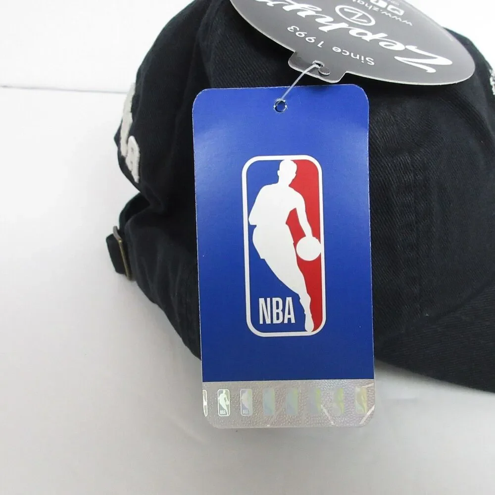 Philadelphia 76ers‎ Cap Hat Youth Size Adjustable Black 76 Embroidered Zephyr